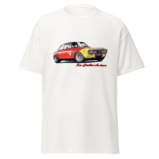 T-shirt vintage de voiture historique Alfa Romeo Giulia Gt Junior