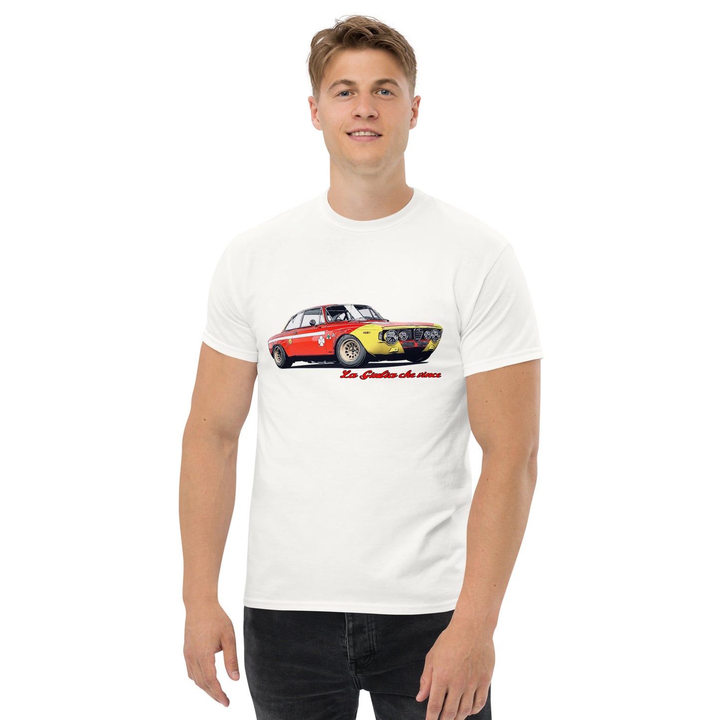 T-shirt Alfa Romeo Giulia Gt Junior historic car vintage - maglietta