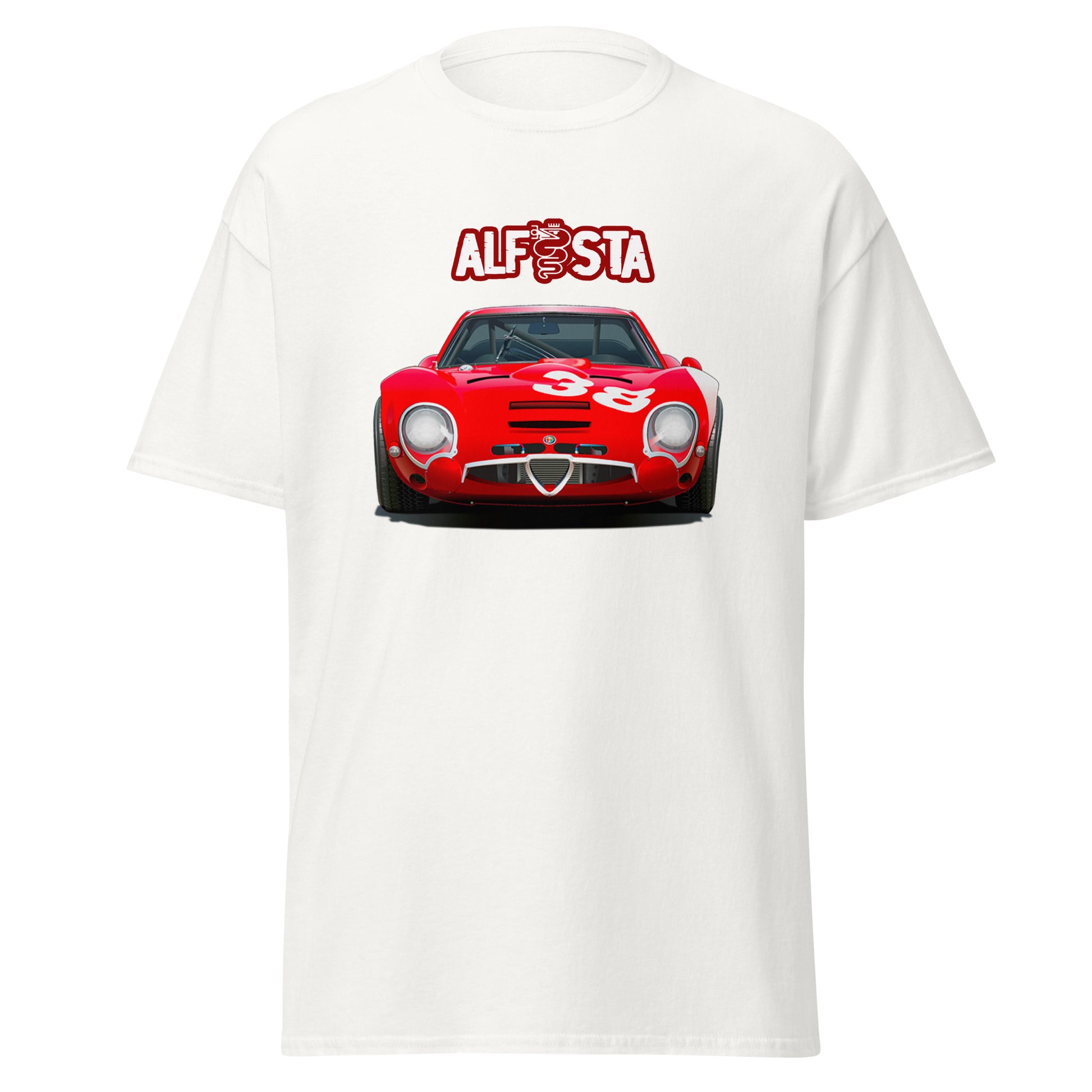 T-shirt Alfa Romeo TZ historic car vintage - maglietta