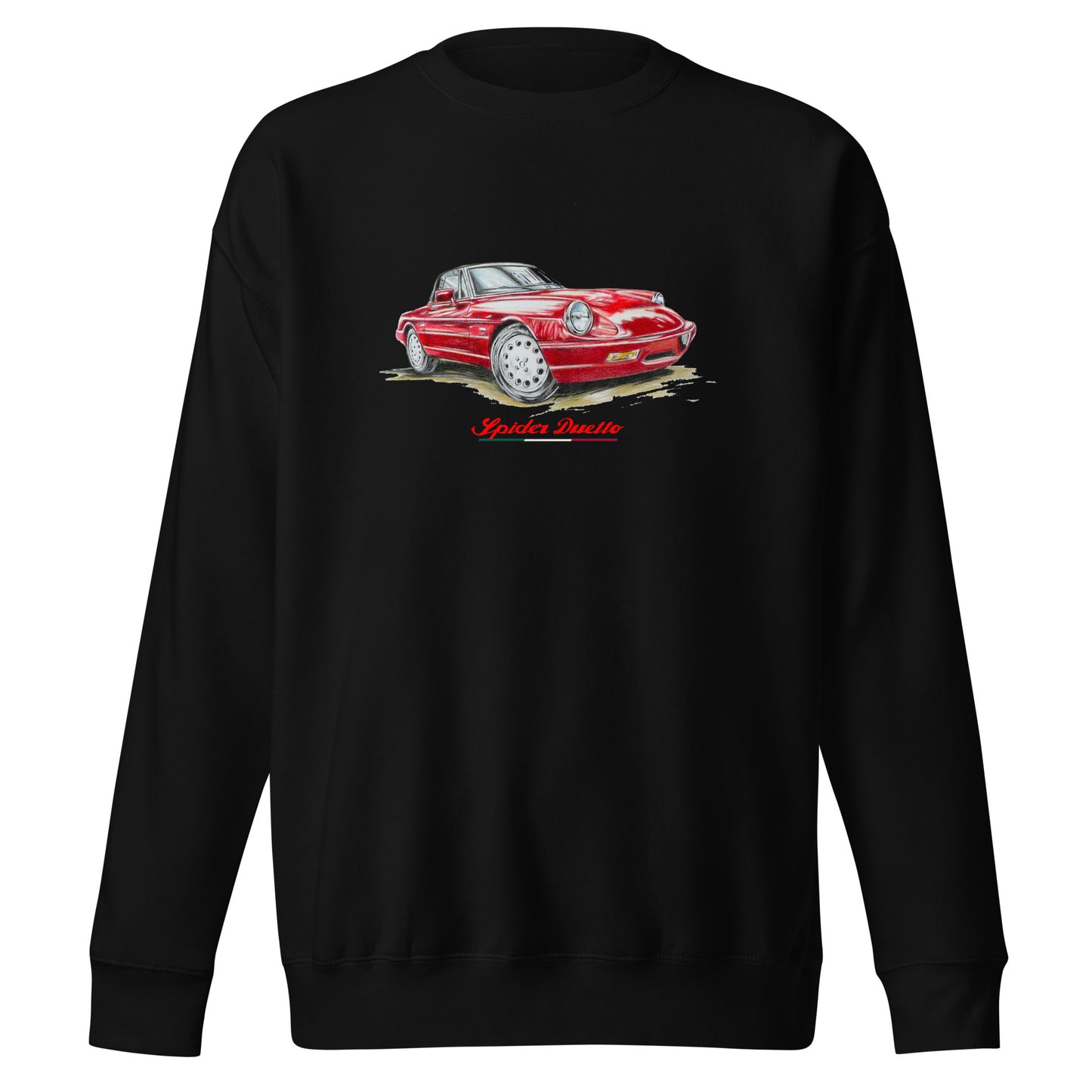 Alfa Romeo Duetto Sweatshirt mit Rundhalsausschnitt