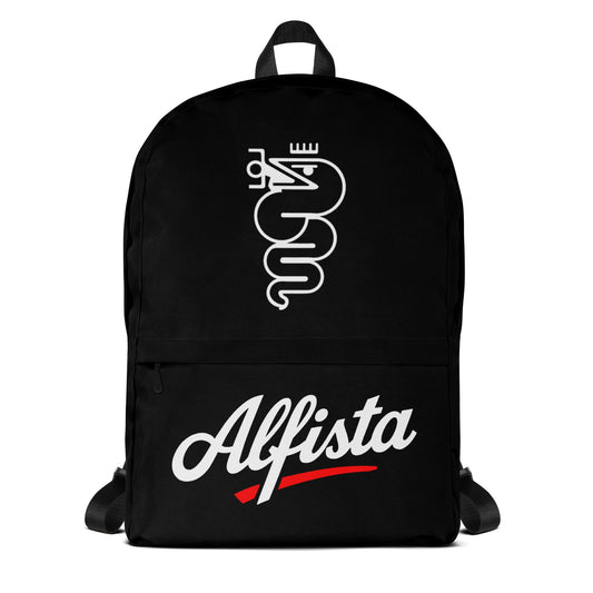 Zaino per Tempo Libero Scuola e Viaggio con Stampa Alfista - Per Appassionati Alfa Romeo