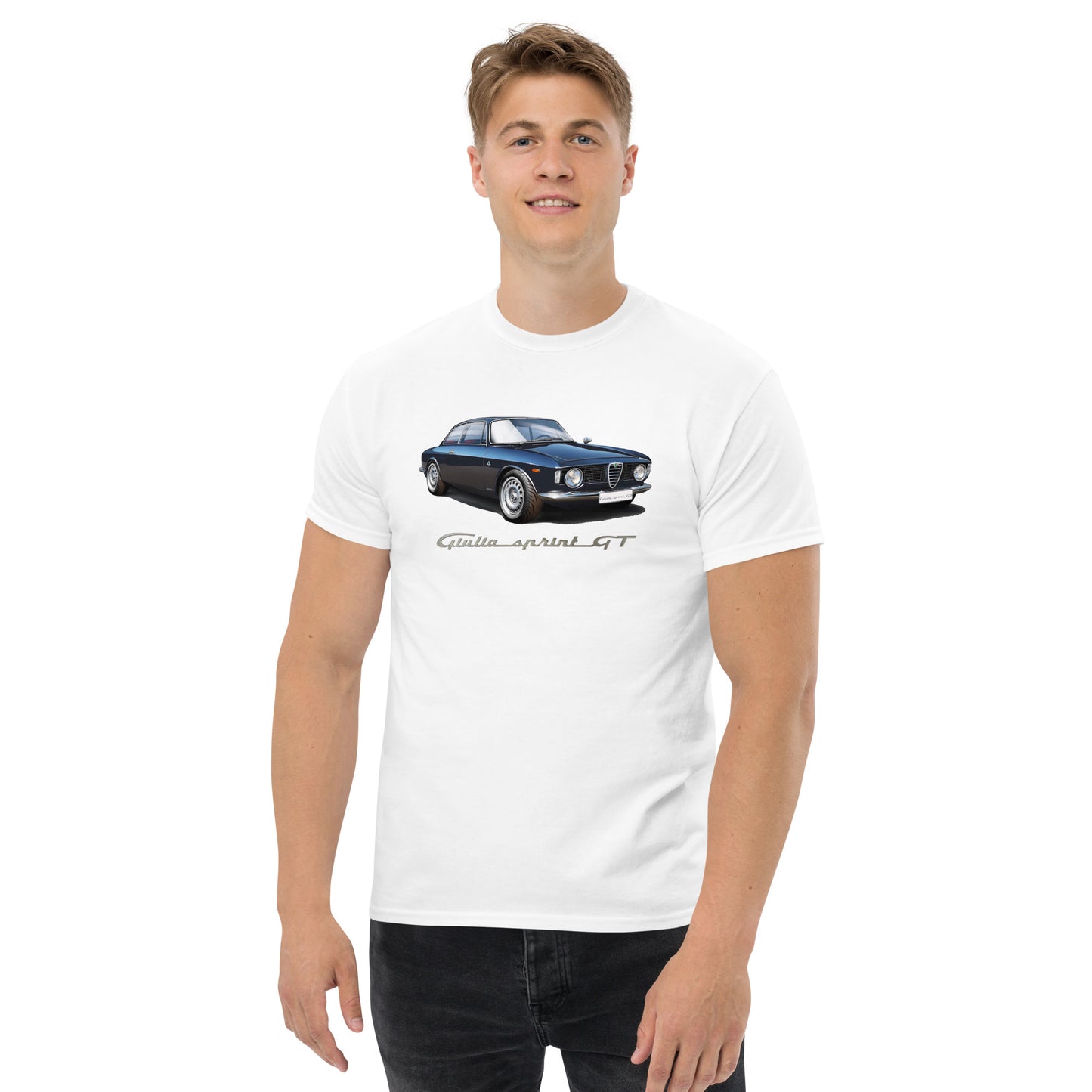 T-shirt alfa romeo giulia sprint gt old car - Alfista Shop