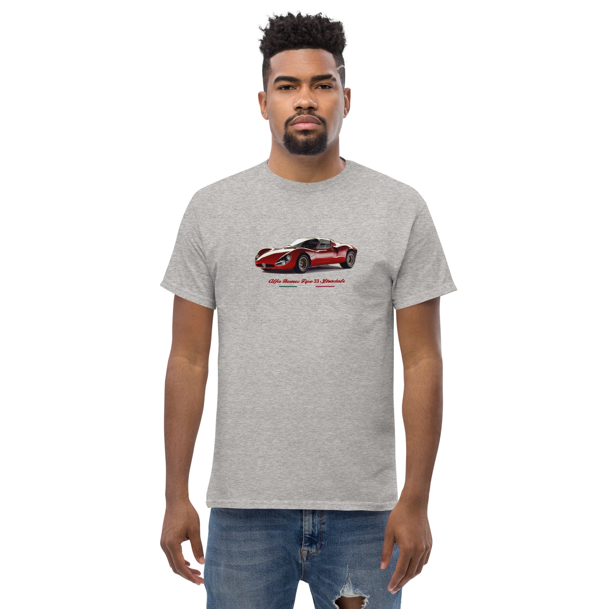 Tshirt Alfa Romeo 33 Stradale old car - Alfista Shop